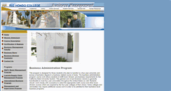 Desktop Screenshot of businessmanagement.riohondo.edu